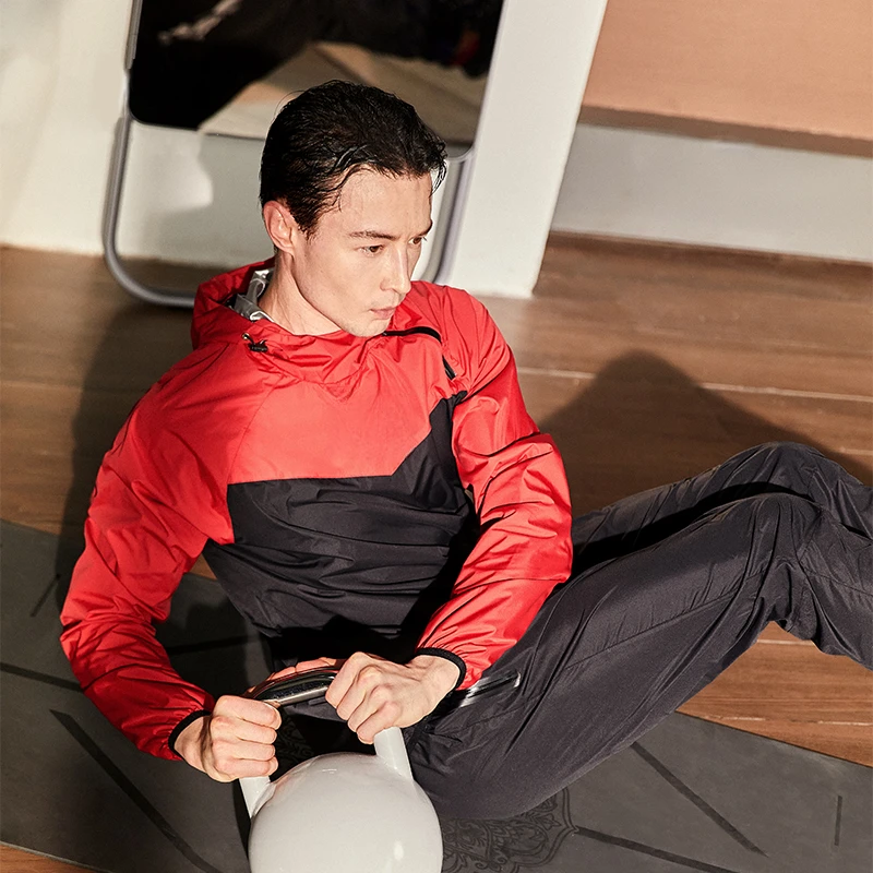 【微睱】554 0904 男式户外运动套装发汗套装暴汗服-套装(有点粘)