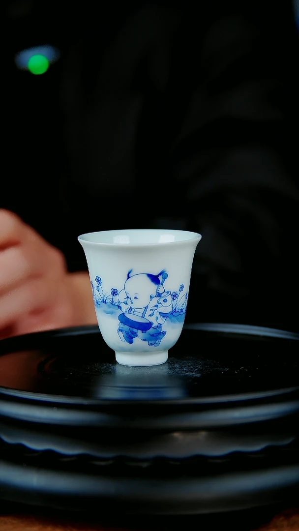 【闪购商品】杯子景德镇手工手绘至臻方远