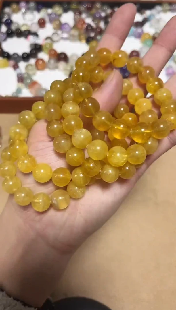 未镶嵌手链水晶20-23萤石手串