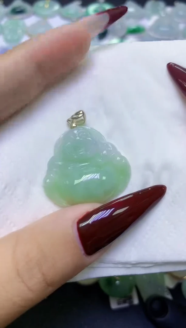 翡翠未镶嵌颈饰 天然缅甸翡翠A货