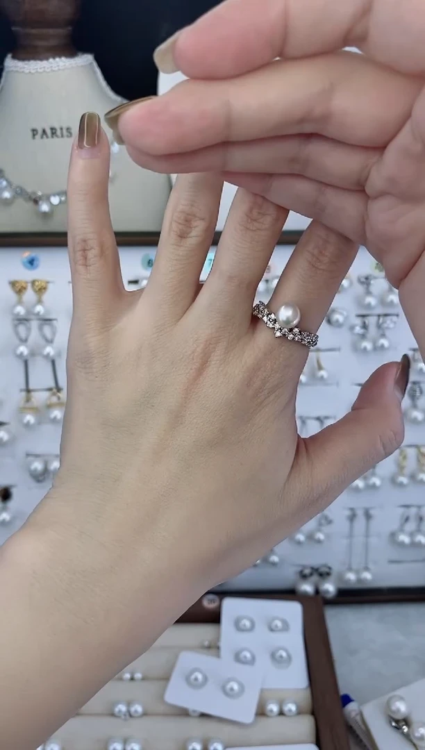 合金耳饰淡水珍珠0065