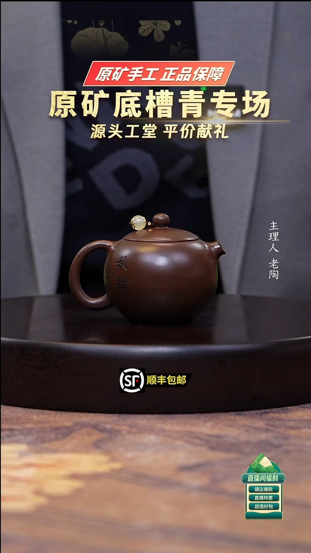茶壶紫砂革紫泥刻绘西施200cc