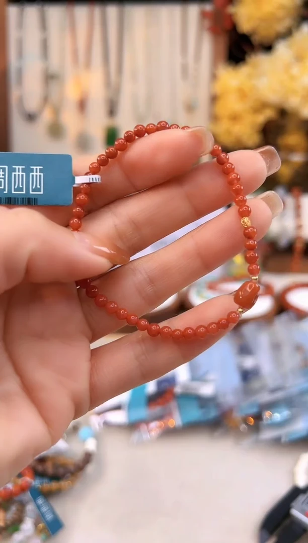 【闪购商品】南红玛瑙手饰18K金镶嵌@@I021C017000