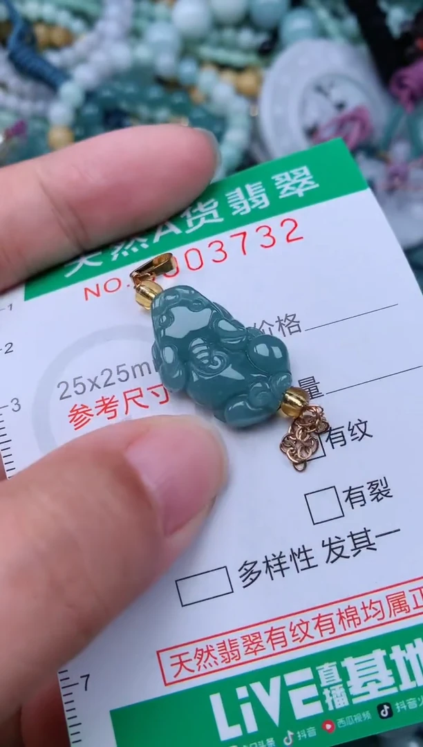 颈饰未镶嵌翡翠.0003732