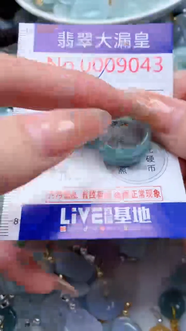 翡翠未镶嵌吊坠(不含链)9043