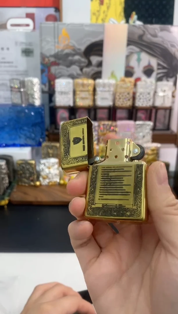 铜ZIPPO黄铜冰与火之歌