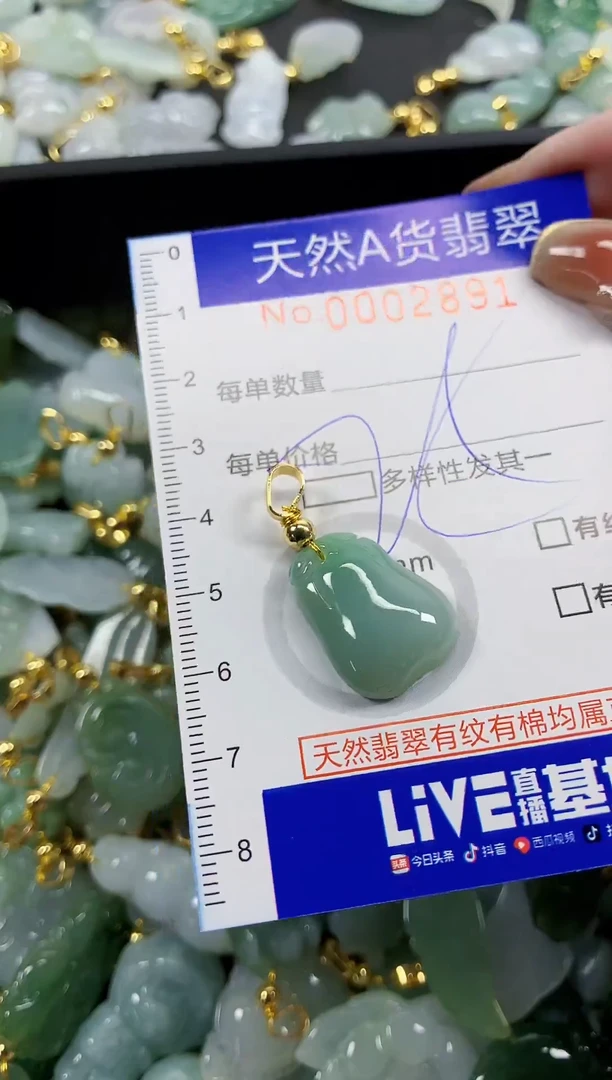颈饰未镶嵌翡翠天然A货翡翠