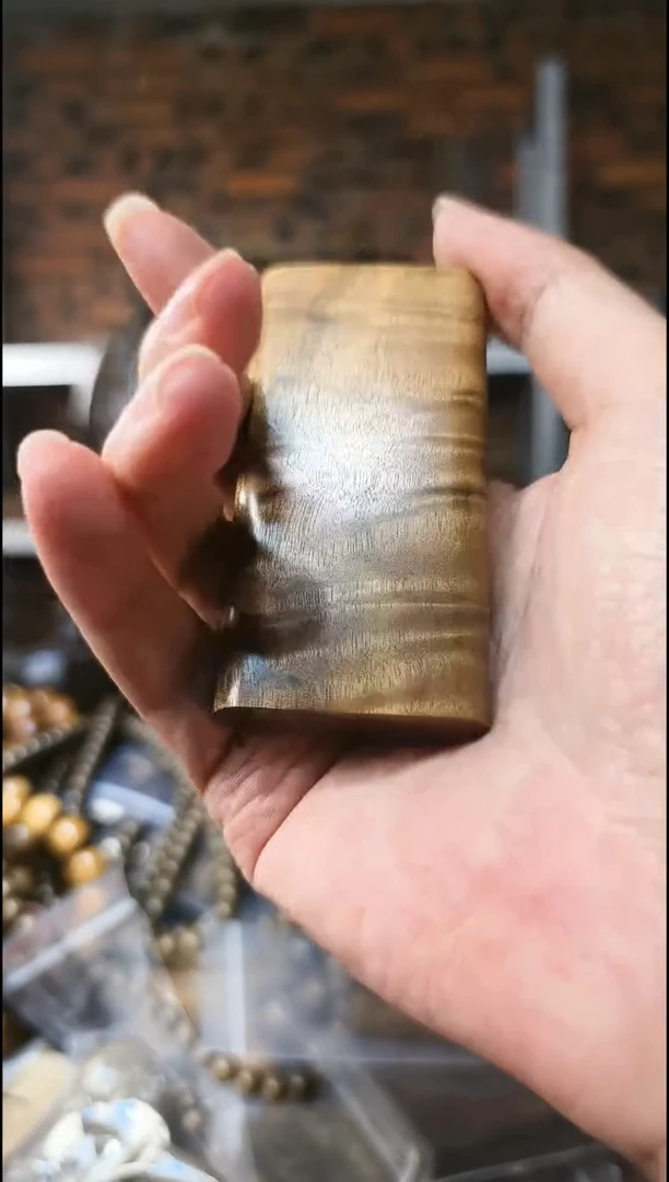 【闪购商品】楠木（金丝楠）把件无事牌