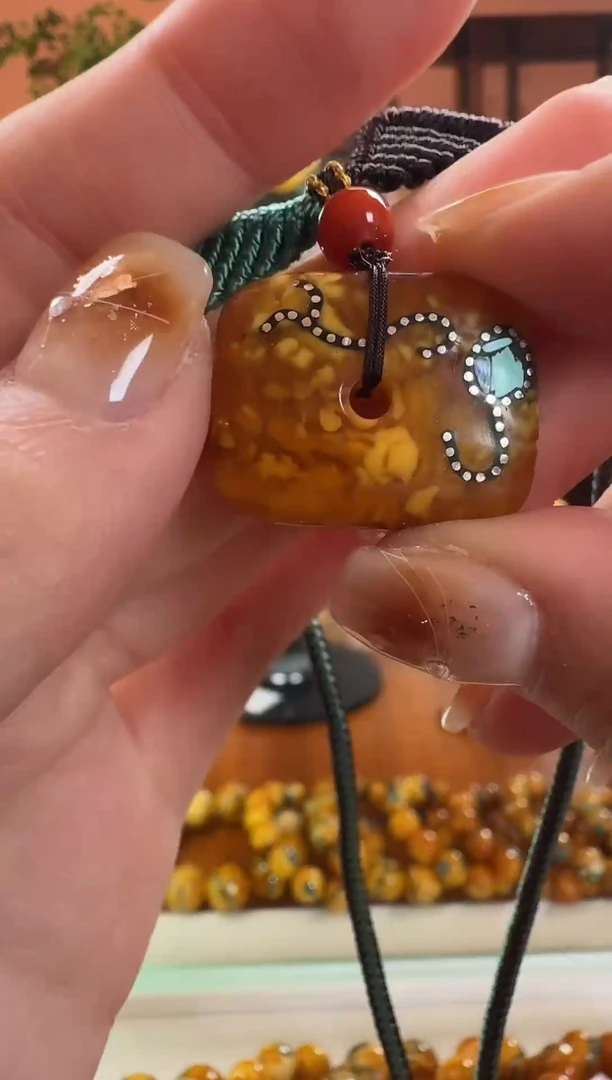 未镶嵌颈饰蜜蜡2145天然蜜蜡珠宝奇石假一罚十