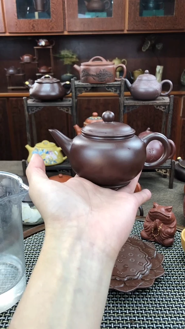 茶壶紫砂紫泥水平180cc