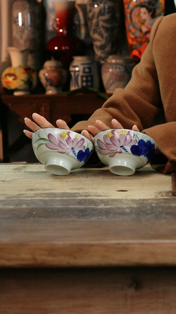 【闪购商品】瓷片景德镇纯手工釉下彩精品餐具