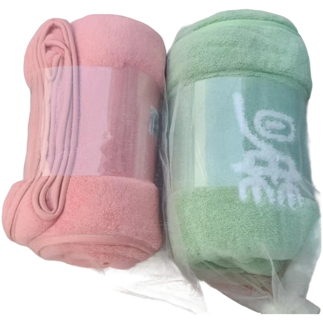 单个   清新浴巾 颜色随机