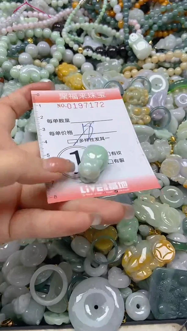 翡翠未镶嵌颈饰闪购0197172
