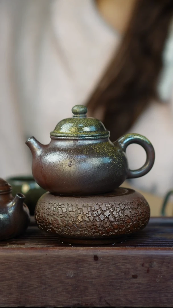 茶壶紫砂柴烧紫砂容天