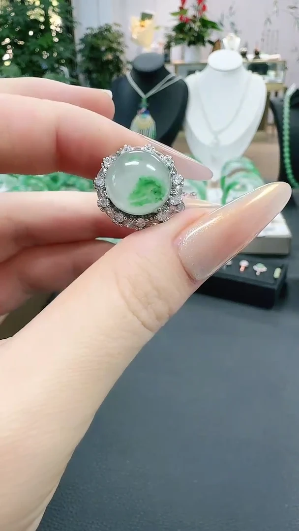 未镶嵌1石英质玉（非洲翠）/7190