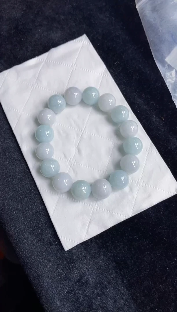 未镶嵌手串翡翠071天然缅甸翡翠A货一物一证