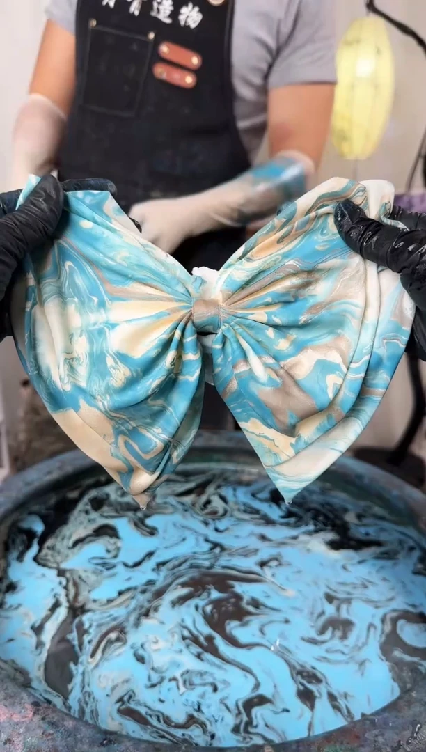 463 蓝灰 三层蝴蝶抓夹