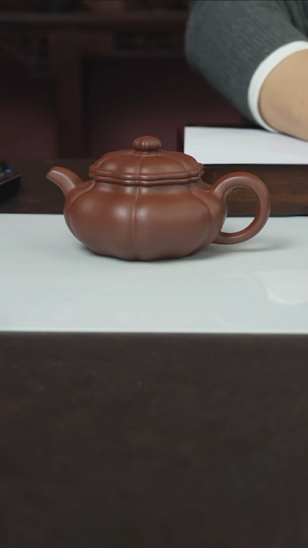 【闪购商品】紫砂茶壶葵仿古扣存1800付700