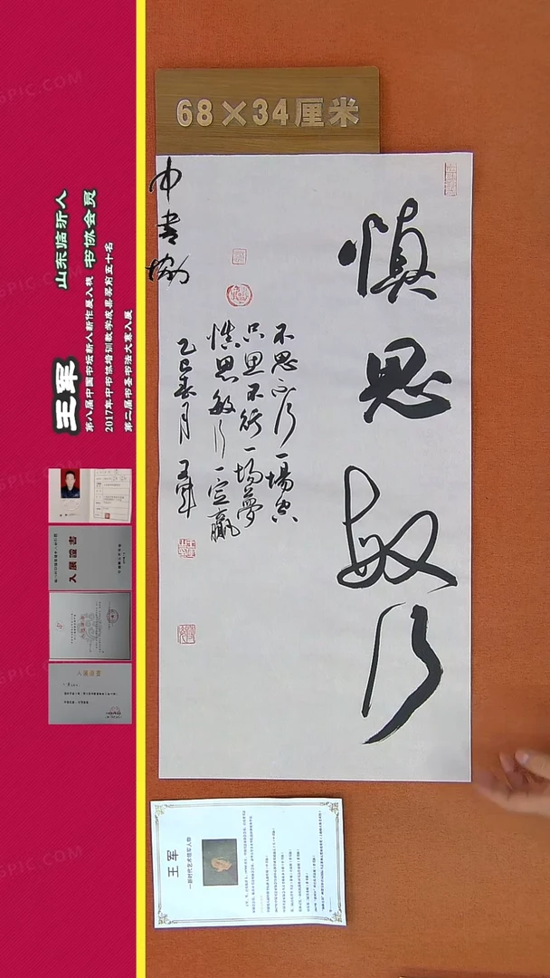 【闪购商品】书法272王军书法作品