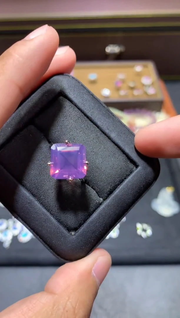 未镶嵌戒指水晶Y68紫玉晶【多样性发其一】