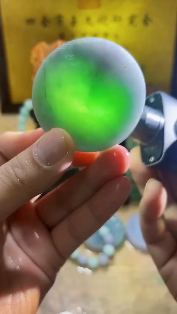 未镶嵌挂件翡翠A货常星7722