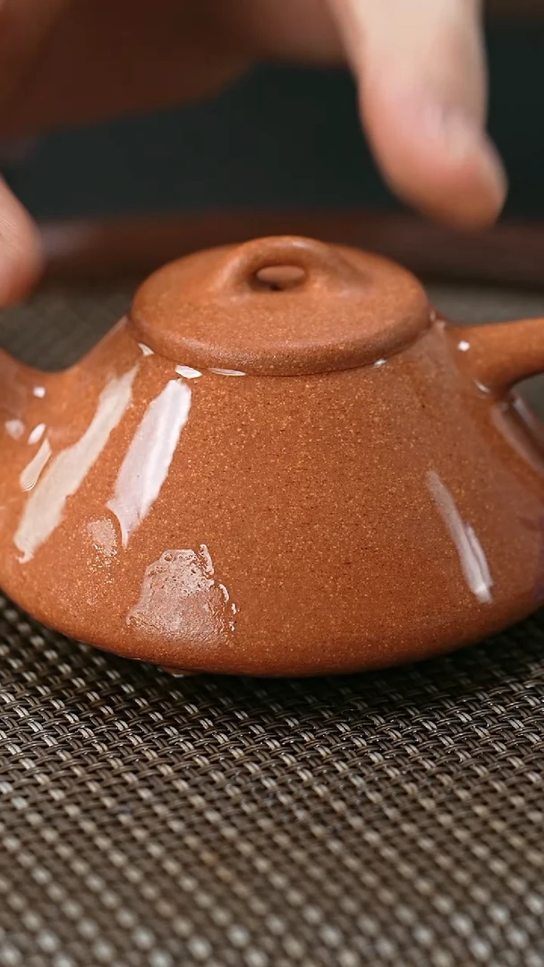 茶壶紫砂子冶-黄降坡-全手工微微瑕
