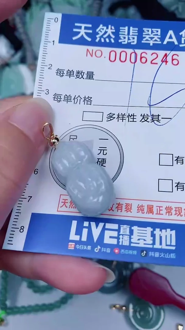 翡翠未镶嵌颈饰00006246