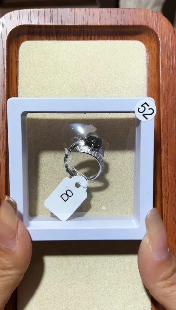 【闪购商品】水晶戒指银S925镶嵌定制