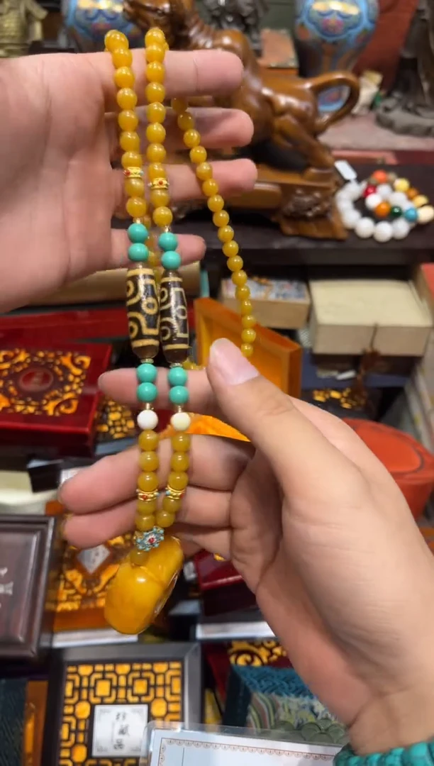 未镶嵌蜜蜡裸石Q刘哥高端专属精品22