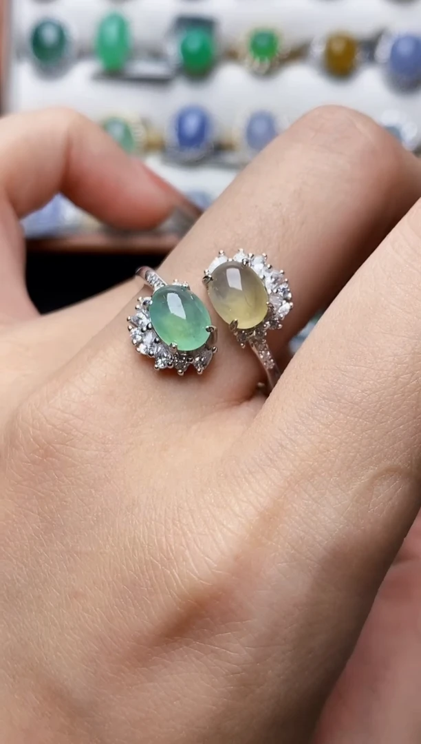 未镶嵌戒指翡翠1071