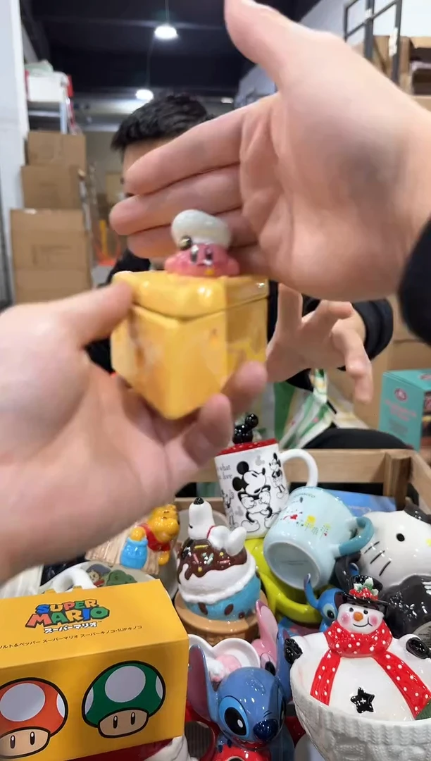 瓷片星之卡比奶酪罐子