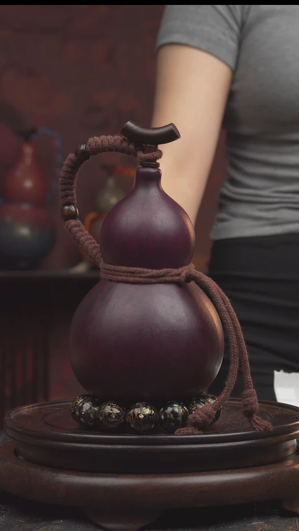 592号大漆酒葫芦一物