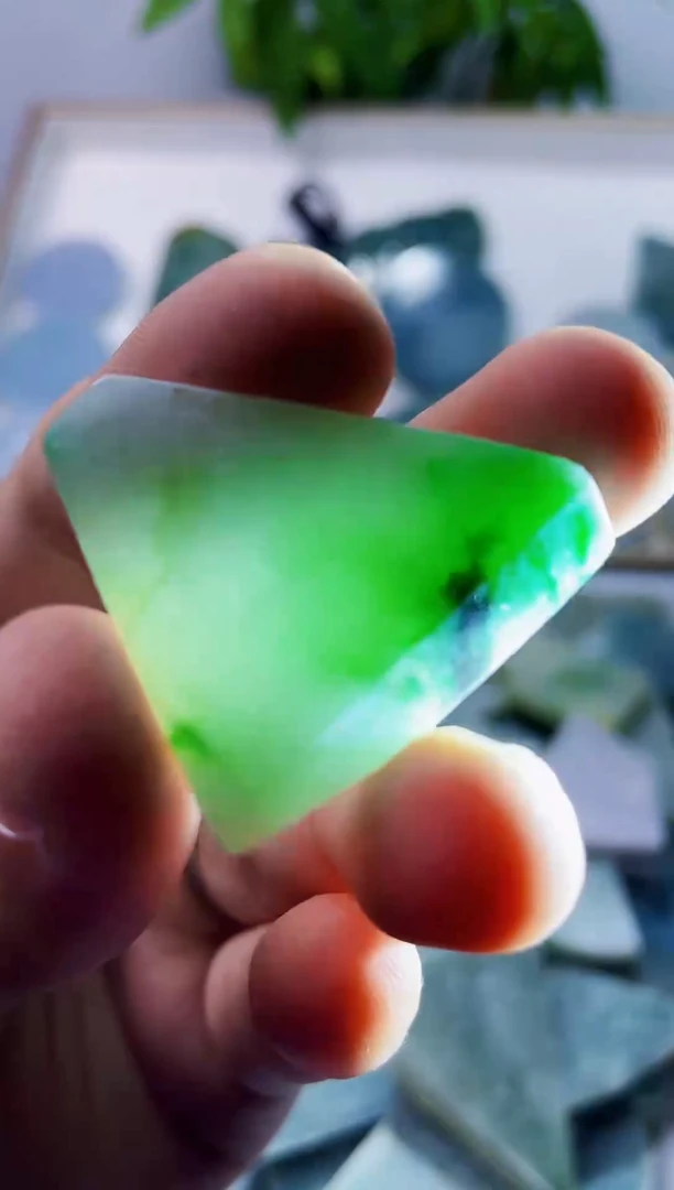 未镶嵌挂件翡翠翡翠596