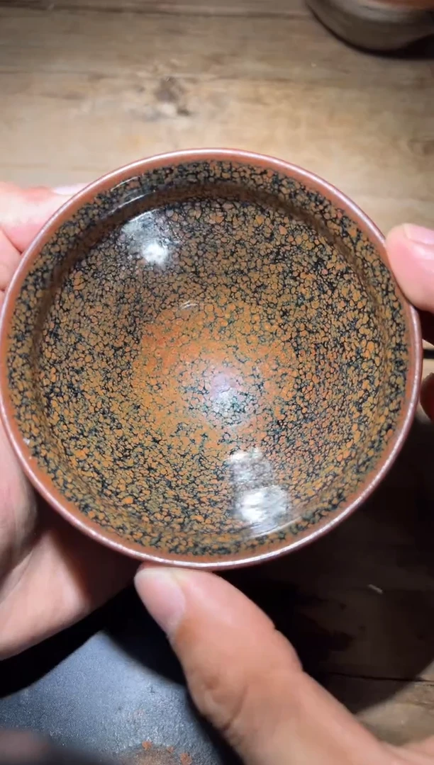 茶盏老木头精品柴烧174