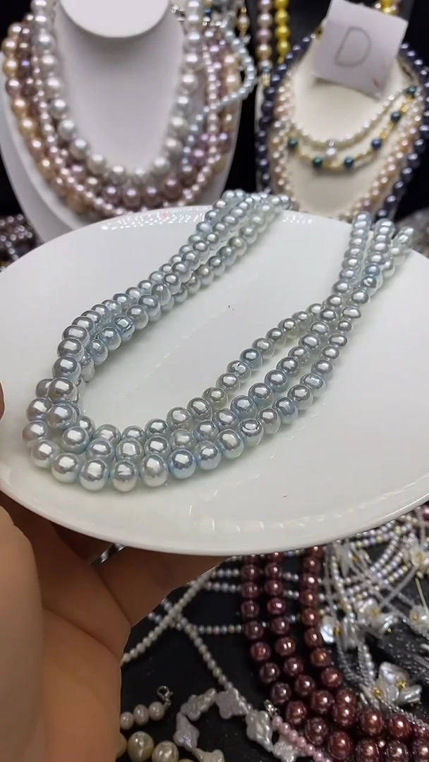 淡水珍珠未镶嵌颈饰多人