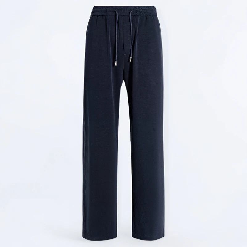 春夏季新款男士休闲裤潮牌直筒卫裤男款百搭潮流透气宽松长裤男装