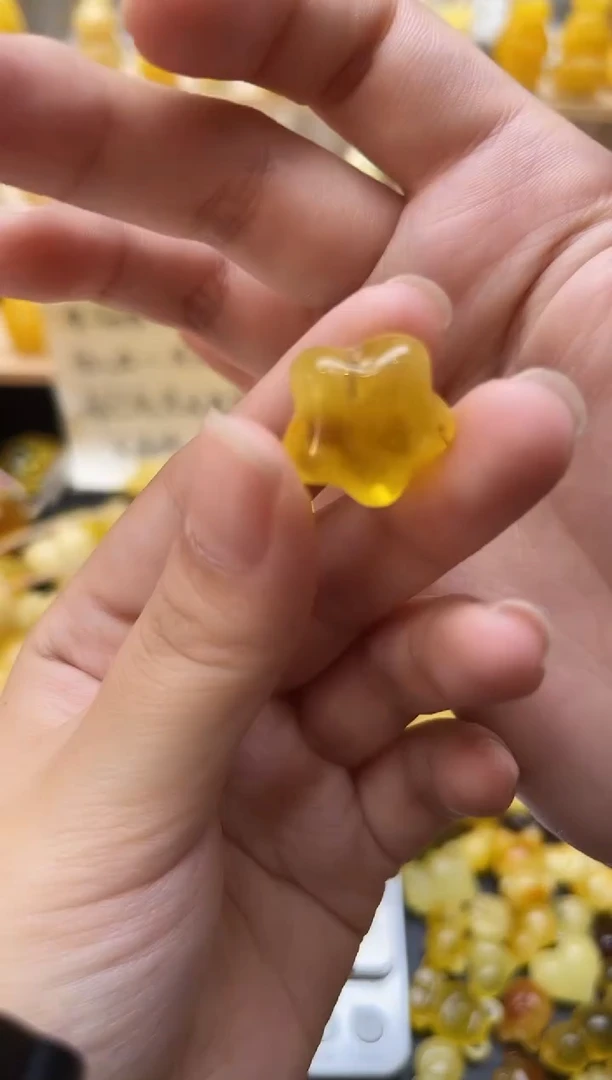 琥珀未镶嵌珠宝奇石044琥珀蜜蜡微瑕