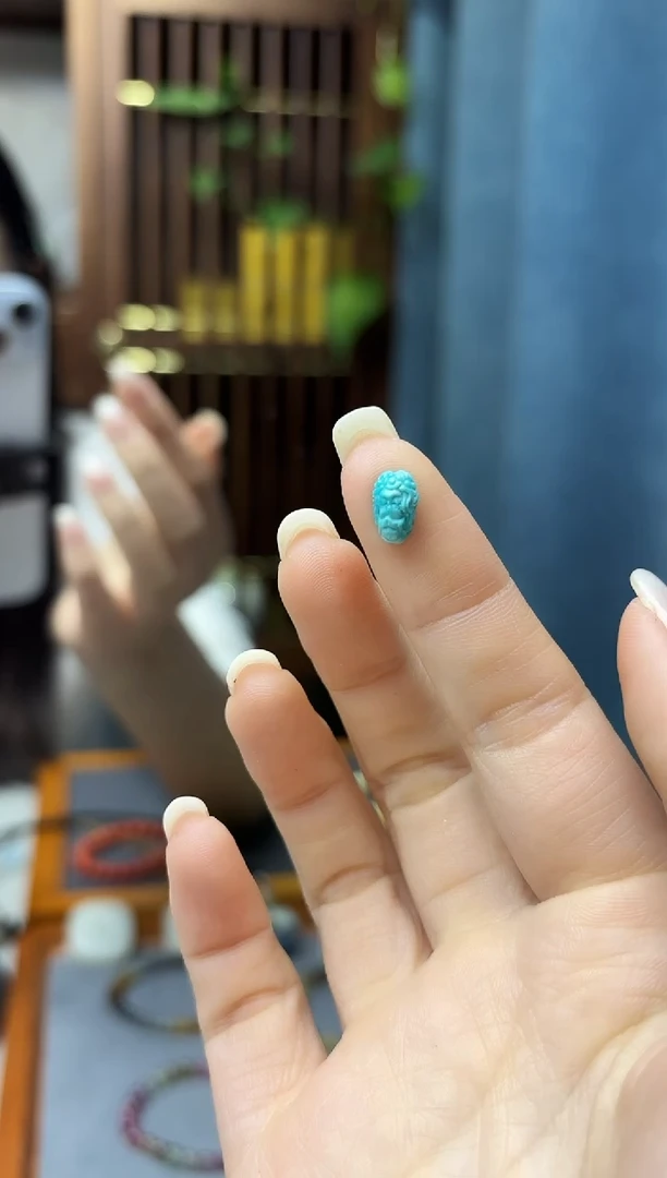 未镶嵌绿松石挂件松石配饰GW