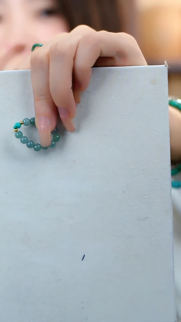 未镶嵌戒指玛瑙/玉髓绿松