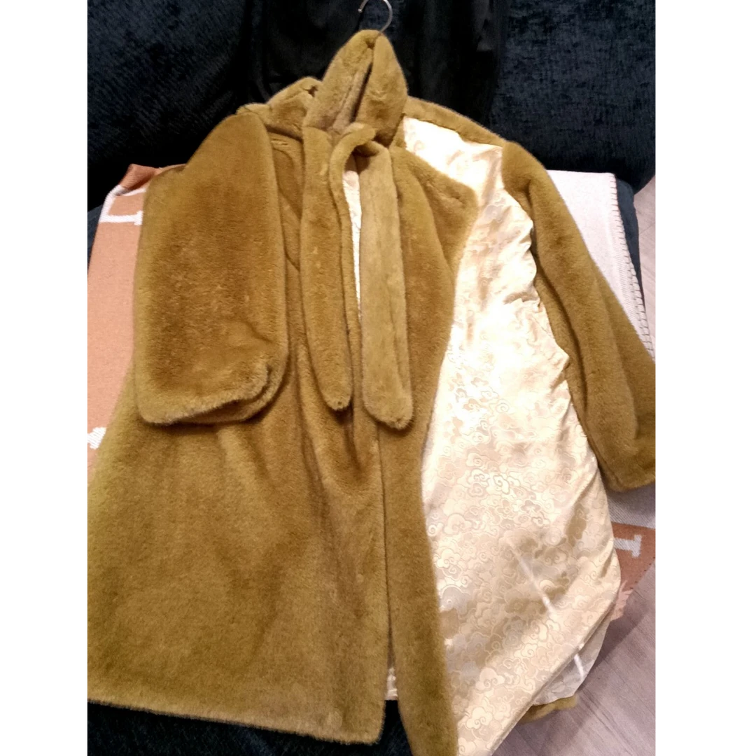 YANG GZ 清【】新中式国风内里提花毛毛外套女 GZQ133