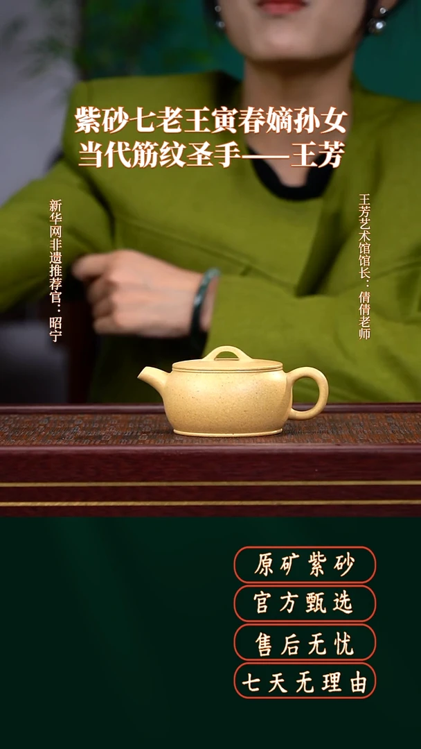 茶壶紫砂XJ本绿扁鼓