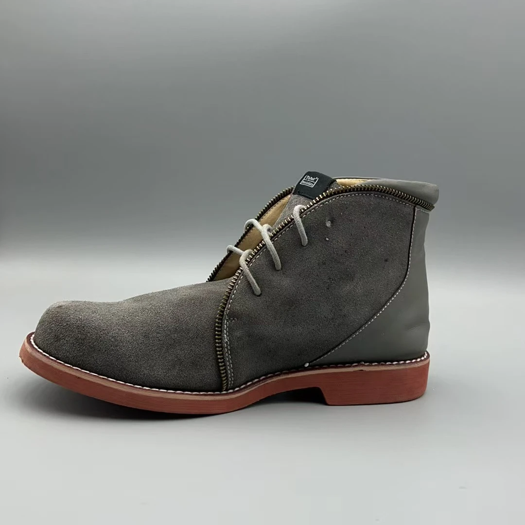 新款轻质厚底系带男士皮鞋休闲鞋C293