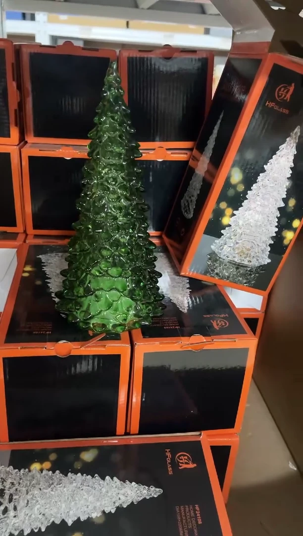 有机玻璃圣诞树绿