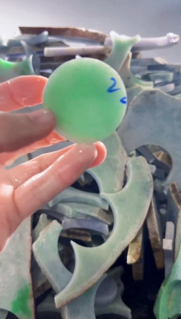 裸石翡翠缅甸翡翠A货文3172