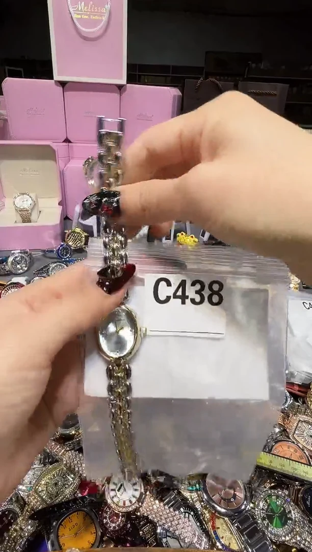 石英机芯不锈钢不锈钢直播定闪专用