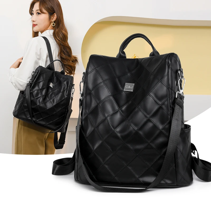 【现货】【长31高34厚14】【背开式防盗双肩背包】新款时尚百搭经典901