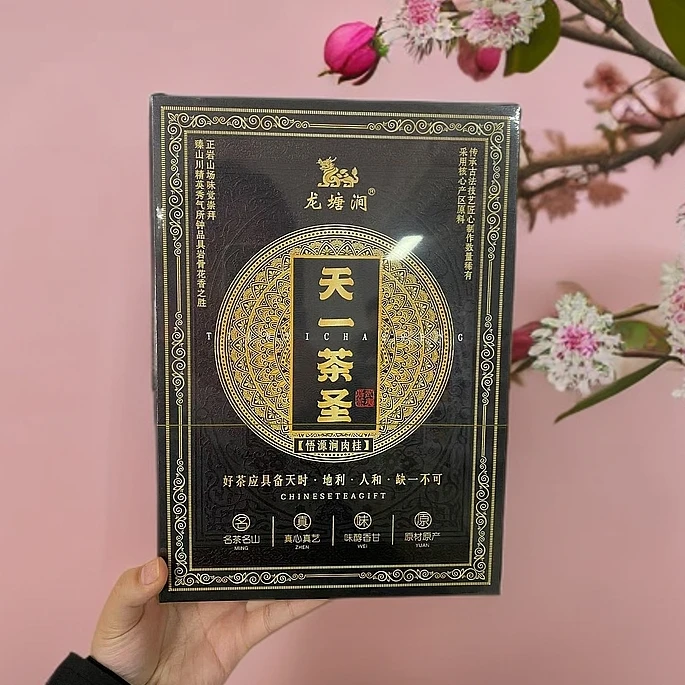 【天一茶圣（8.5gX6泡)】武夷岩茶果香肉桂茶茶叶礼盒