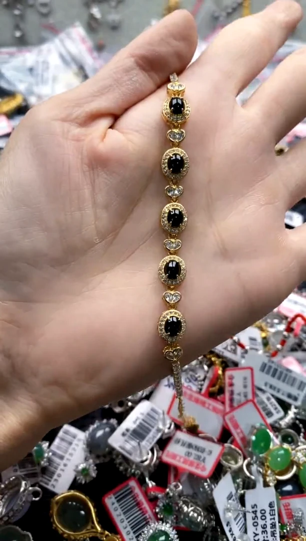 翡翠戒指银S925镶嵌2222---10