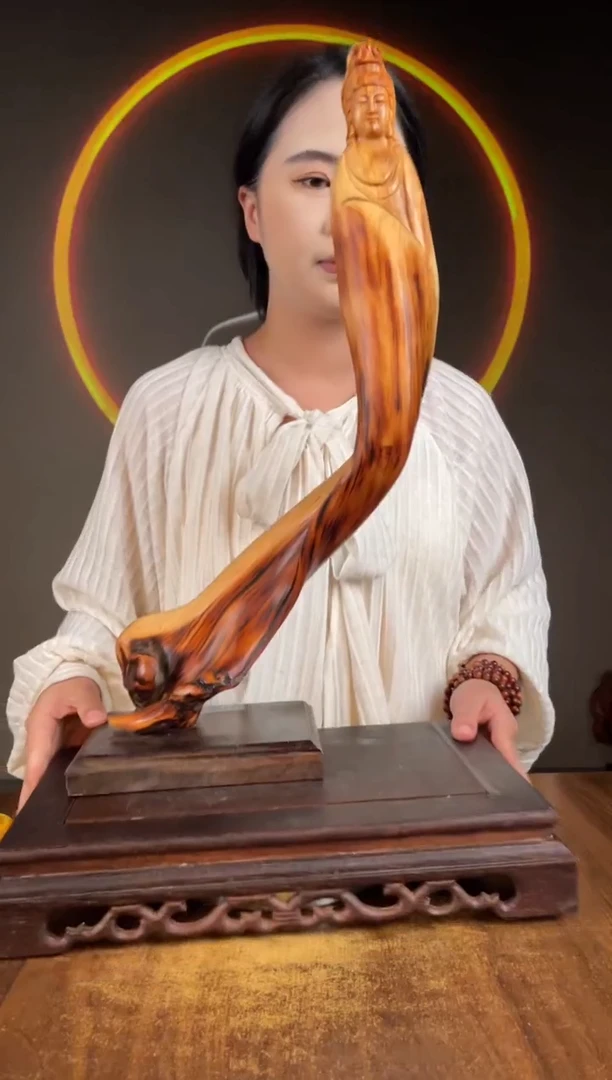 柏木（崖柏）手工摆件,先抢先得! 编号:233