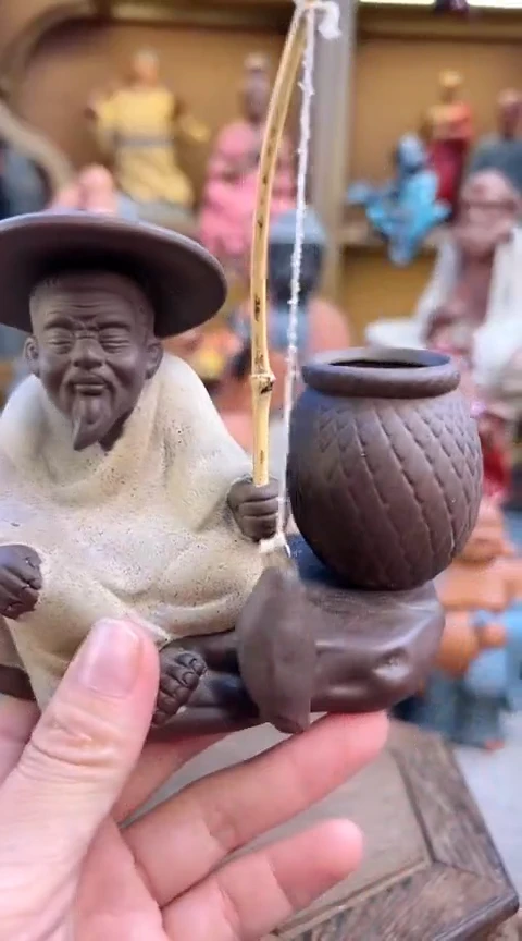 紫砂茶宠器闵茶宠摆件